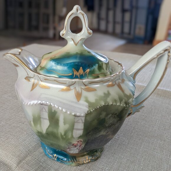Unique JPSV 5" Vintage Handpainted Teapot - Picture 1 of 6